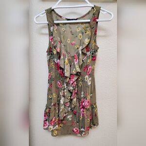 Summery floral top 100% cotton